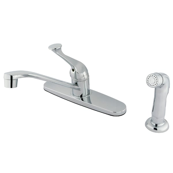 8" Centerset Kitchen Faucet, Chrome